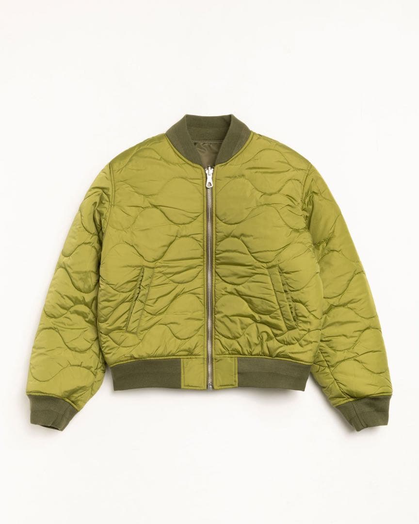 希少STUSSY BUILT REVERSIBLE BOMBER JACKET