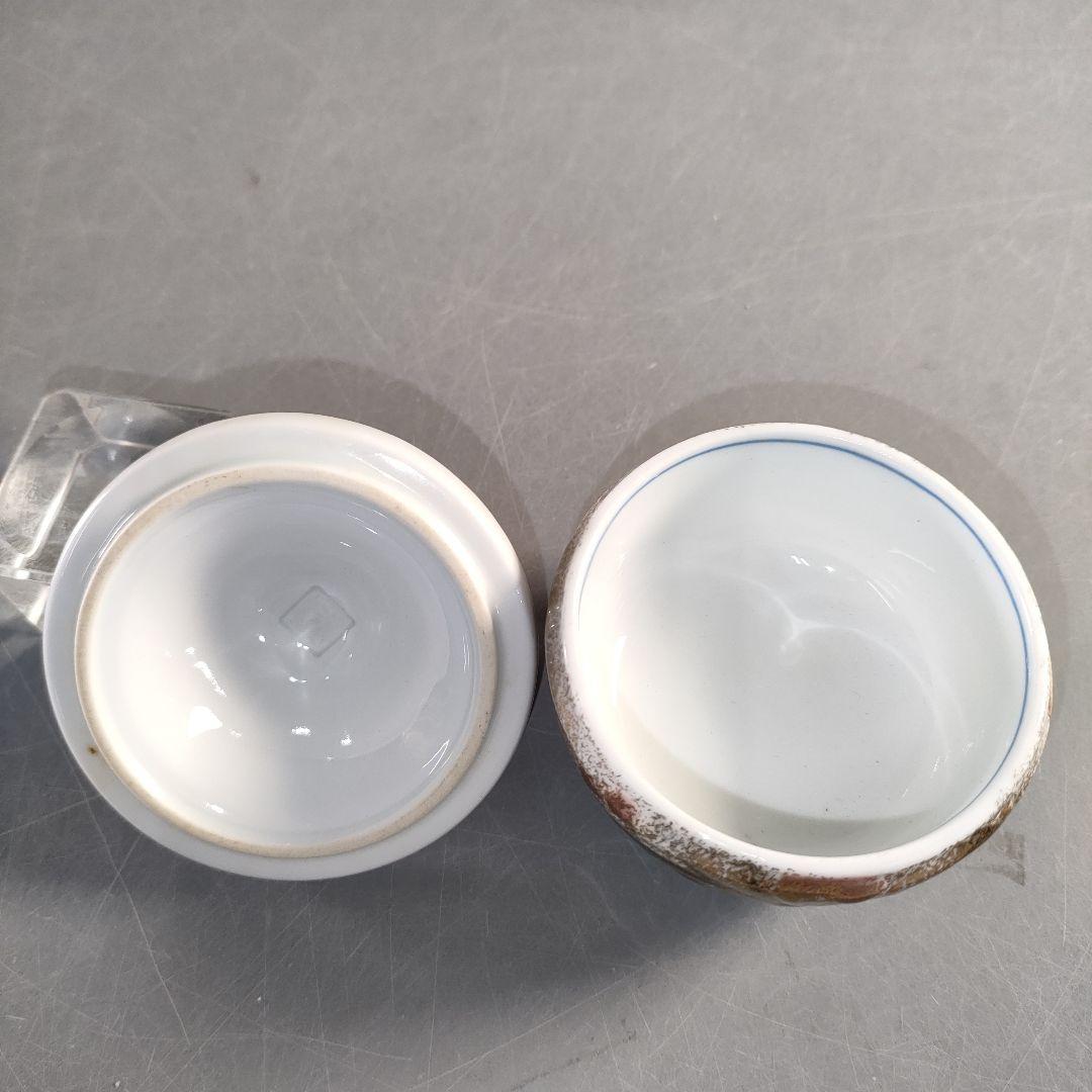 A1376-1/豊前吉右衛門窯/永末吉右衛門/金彩唐草文蓋付小鉢6客/懐石道具/