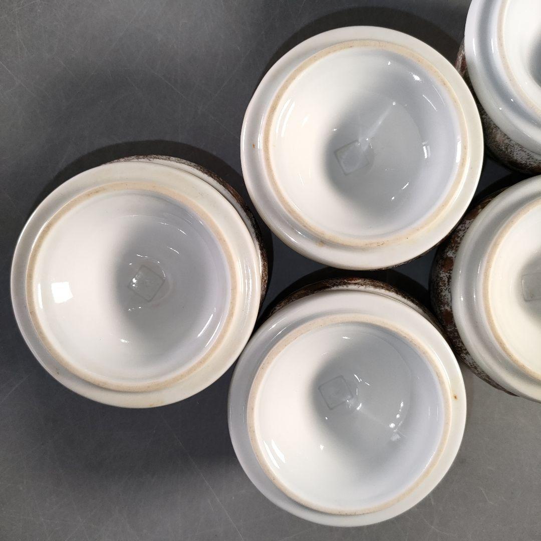 A1376-1/豊前吉右衛門窯/永末吉右衛門/金彩唐草文蓋付小鉢6客/懐石道具/