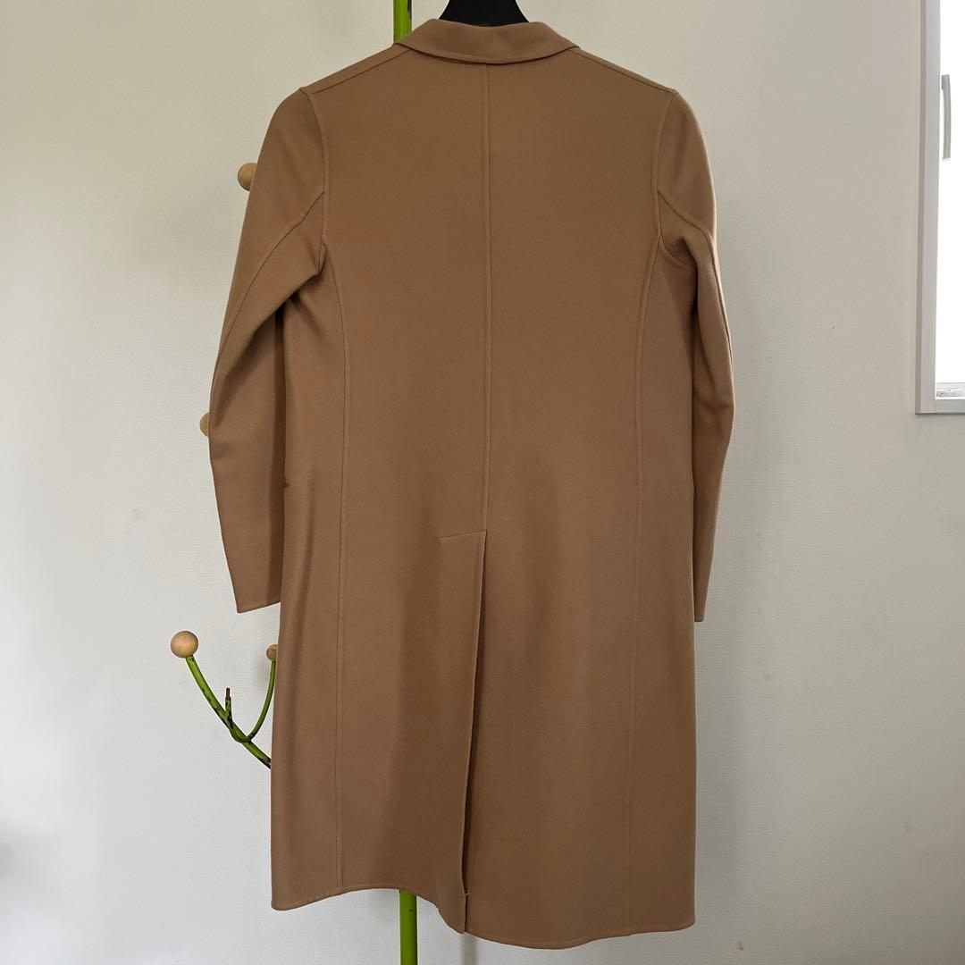 試着のみタグ付き　ビューティフルピープル　ベージュ ダブルブレスト ロングコート