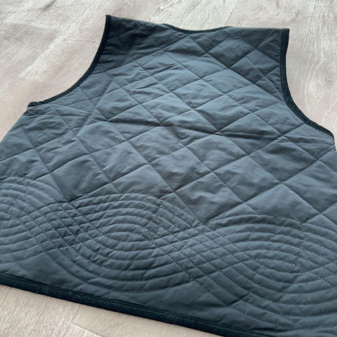 毎日着回したいキルティングベスト（ブラック）