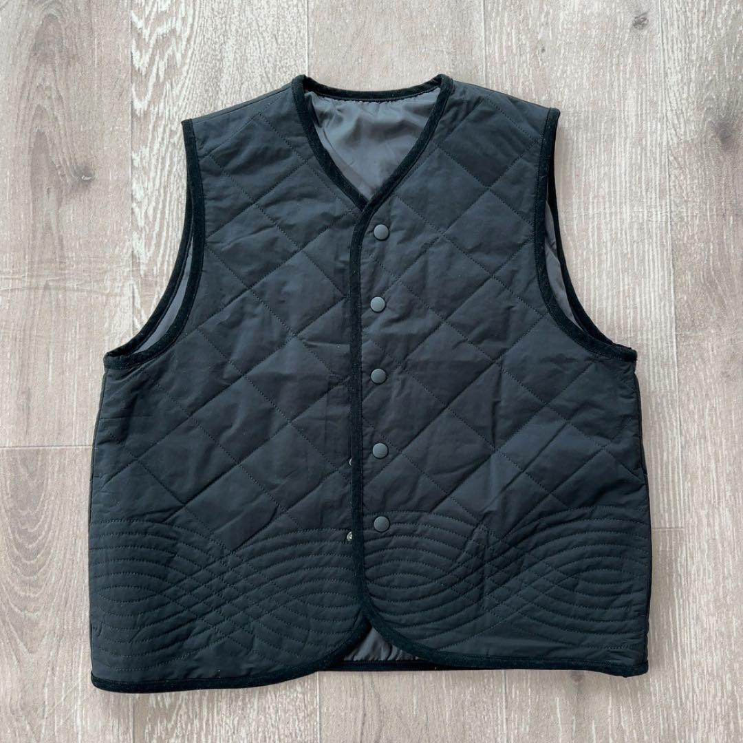 毎日着回したいキルティングベスト（ブラック）