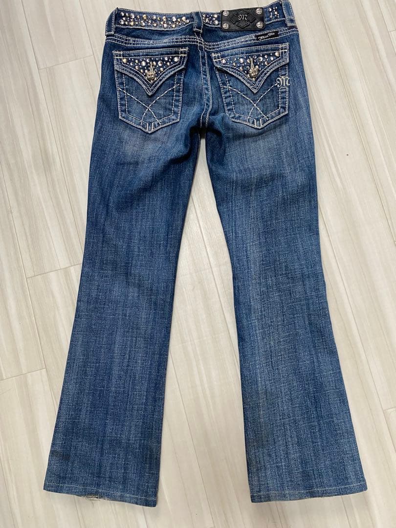 Miss Me ラインストーン付き ブーツカット デニム サイズ26