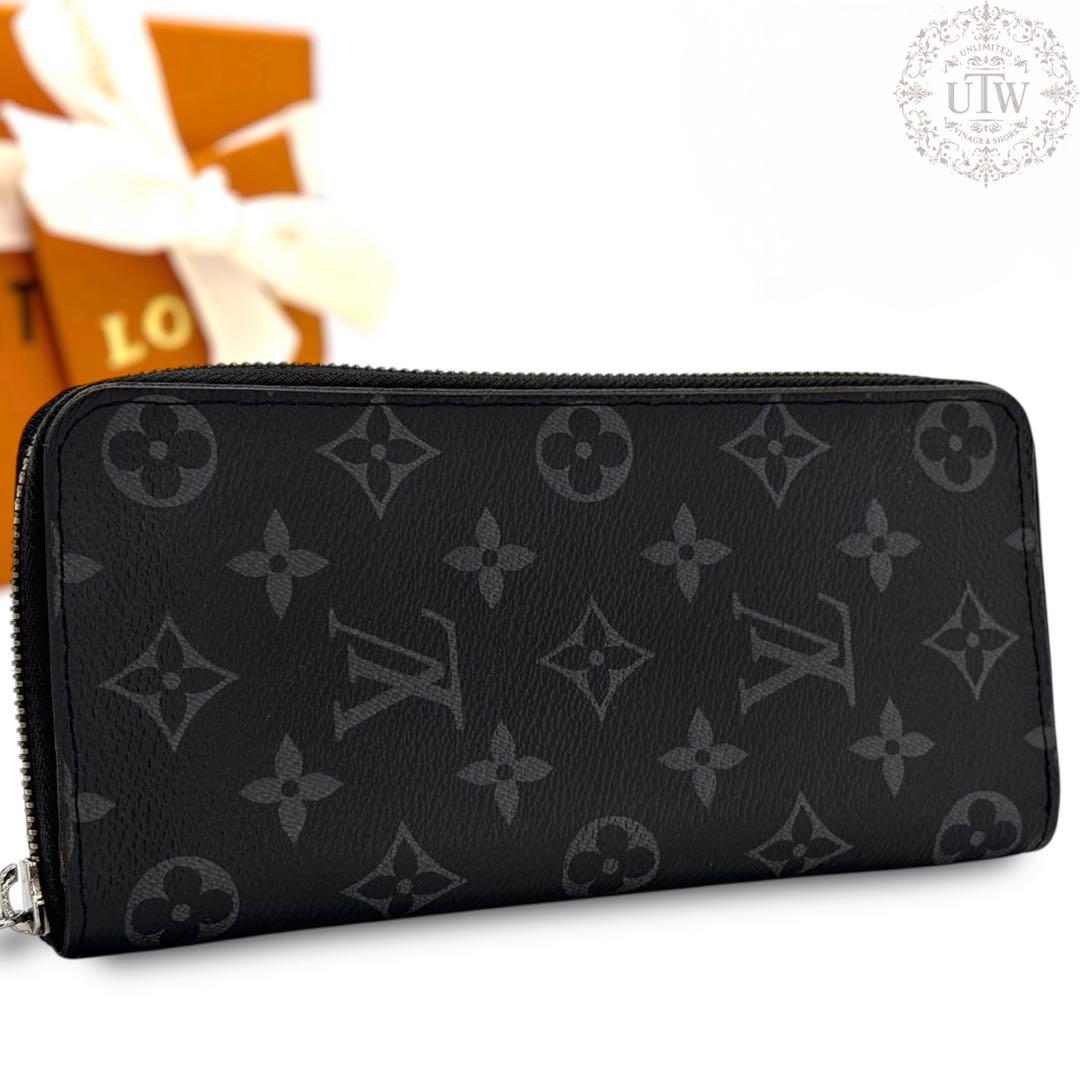 新型 ルイヴィトン　モノグラム　エクリプス　ジッピーヴェルティカル　ブラック　２