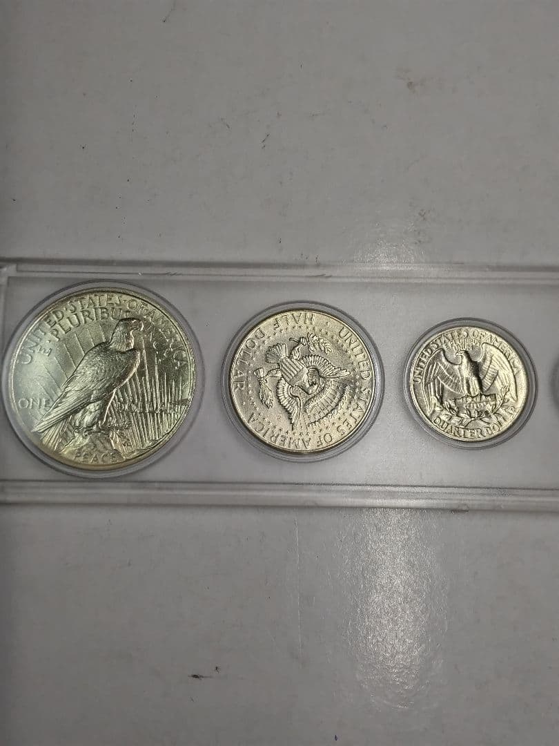 hab018 アメリカ セット 1922年ピースダラー、銀貨含む6枚セット