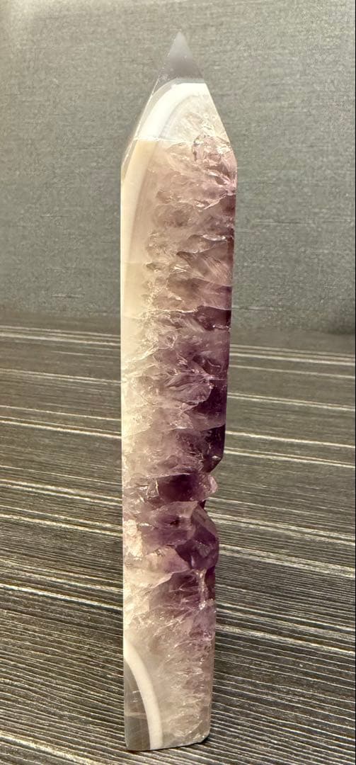 BIGサイズ♡ アメジストアゲート タワー ポイント ① 瑪瑙 紫 天然石