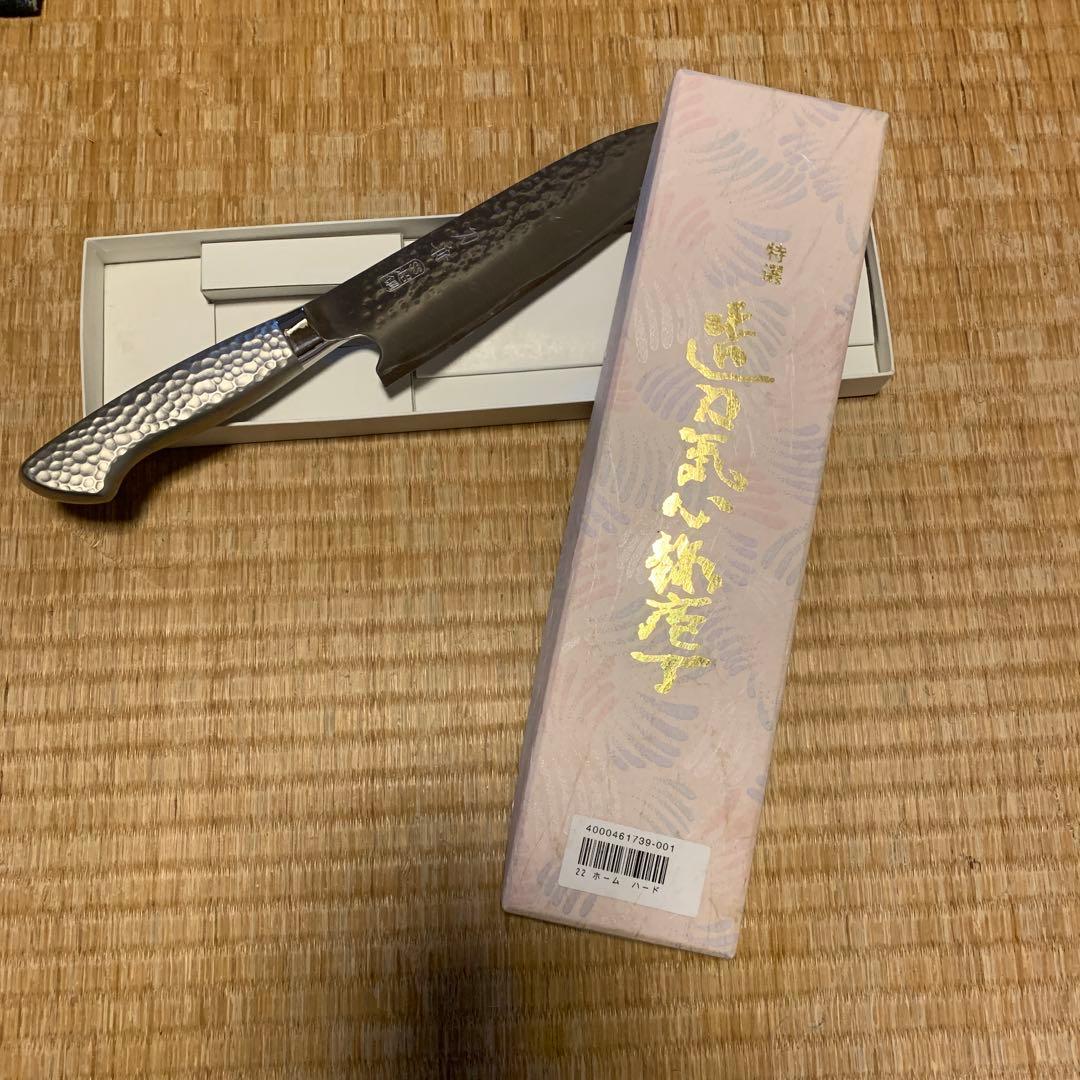 極上品　未使用　プロ用　刀舟　三徳包丁