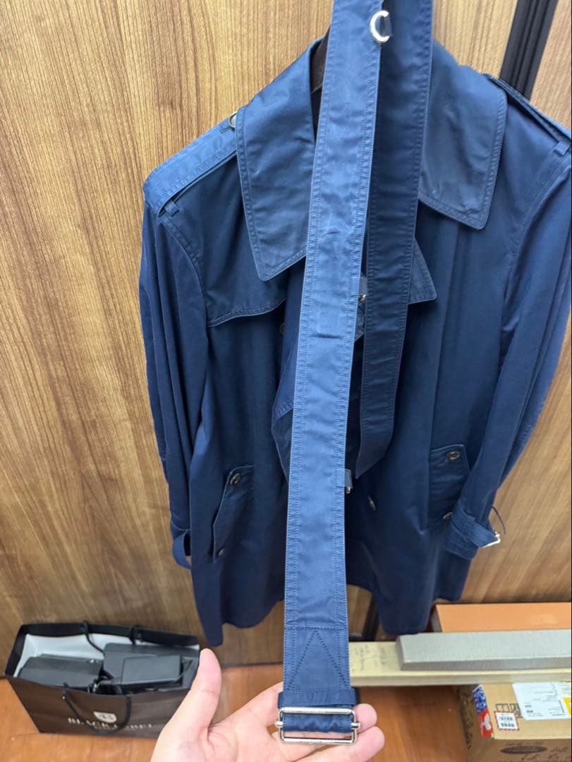 ト*ル様 ネイビー トレンチコート