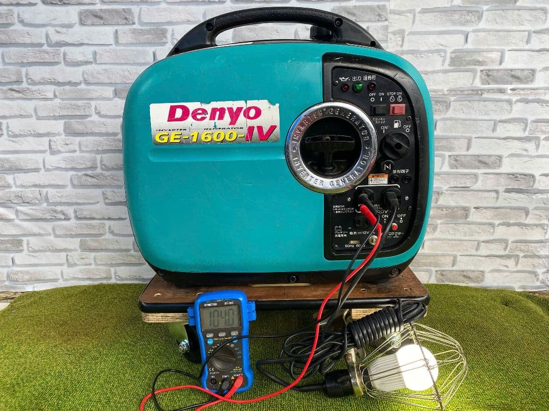 デンヨーGE-1600SS-IV 発電機★14日保証＋1Lオイル付(83)