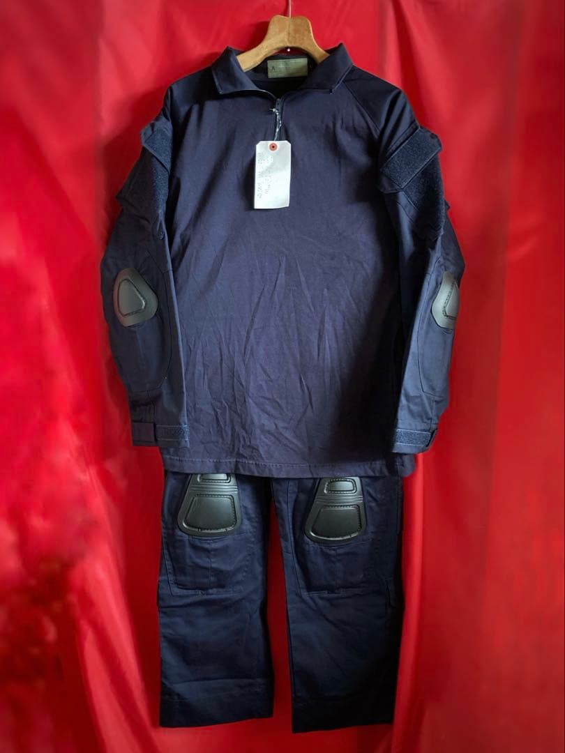 M*o様 Type2 コンバットシャツ+トラウザー ネイビーブルー L-R 新同