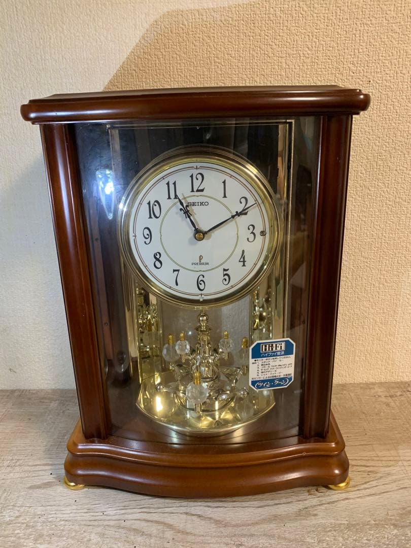レア！セイコープレミアムBY421Bメロディ高級置き時計