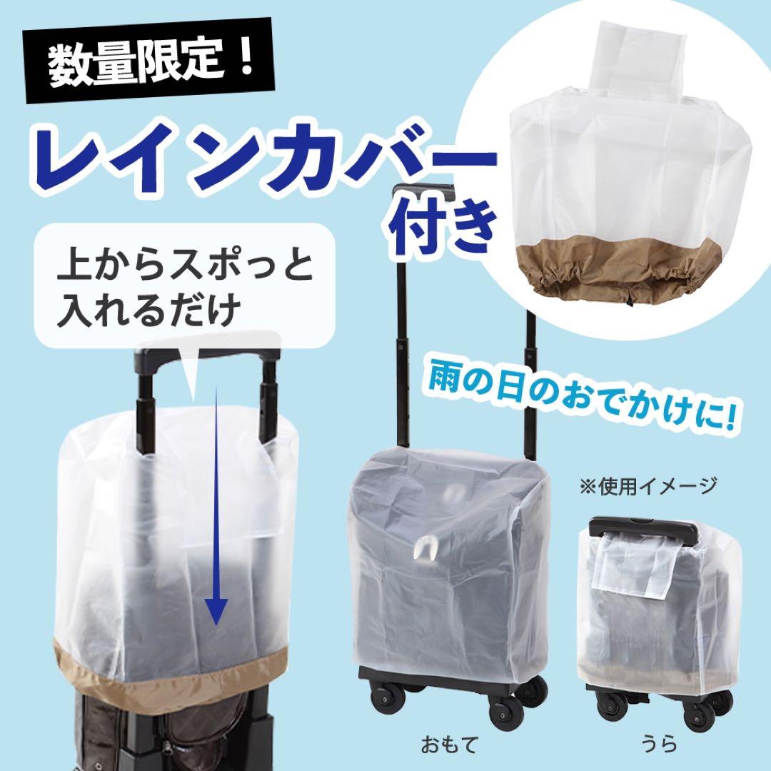 SWANY キャリーバック　中原淳一モデル　Lサイズ　レインカバー付き