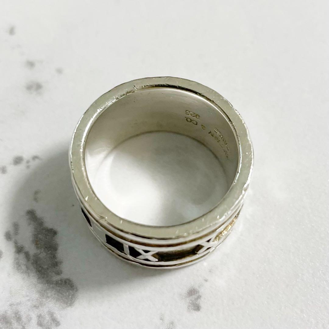 Tiffany & Co ティファニー　アトラス ワイドリング　シルバー