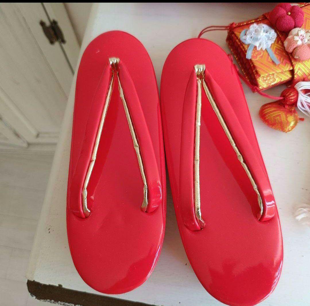 クリーム色に垂れ花が可愛い着物と作り帯セット