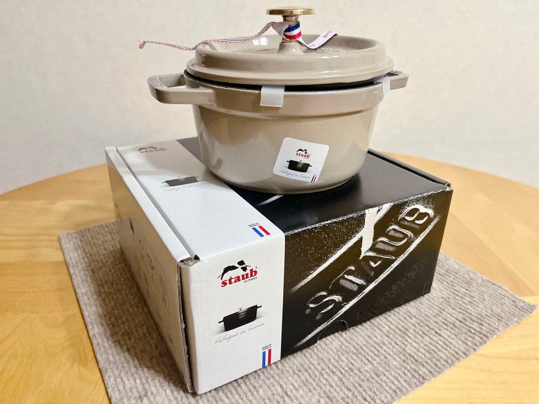 ストウブ ピコ・ココットラウンド リネン 16cm