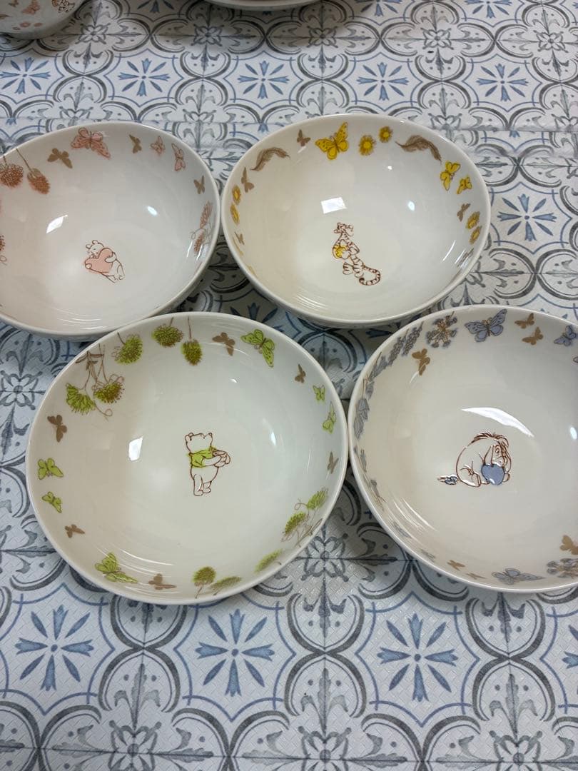 くまのプーさん 美品 パスタカレー皿 サラダボウル どんぶり皿 小皿 バラ売可