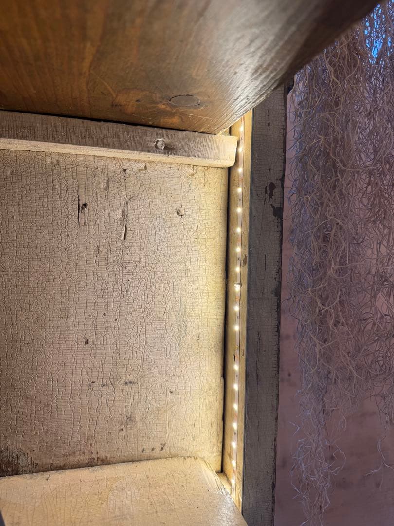 ⚫️NYモノ/アンティーク木製キャビネット/美品/特別追加加工/店舗什器等に是非