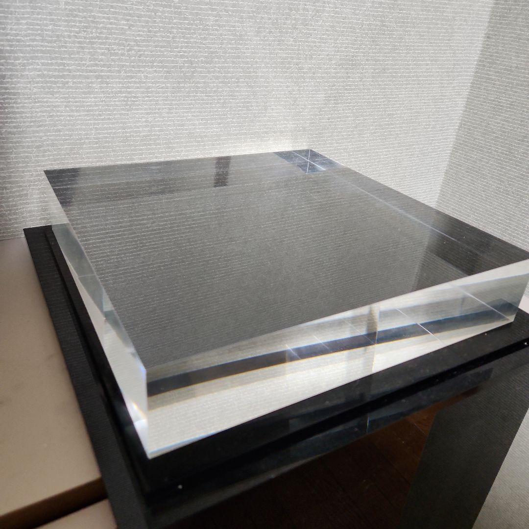 透明アクリル正方形プレート 5センチ厚　たてよこ30×30センチ