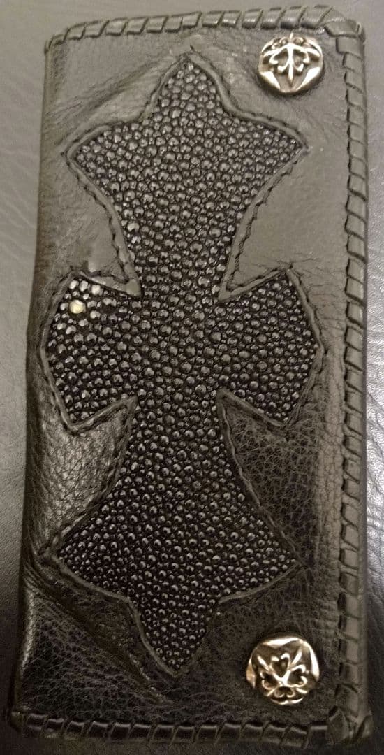 A＆G Cross Design Long Leather Wallet希少品☆