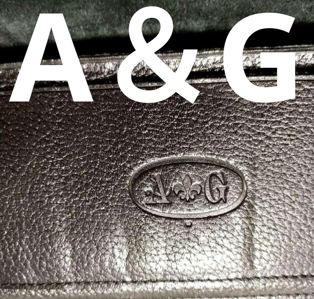 A＆G Cross Design Long Leather Wallet希少品☆