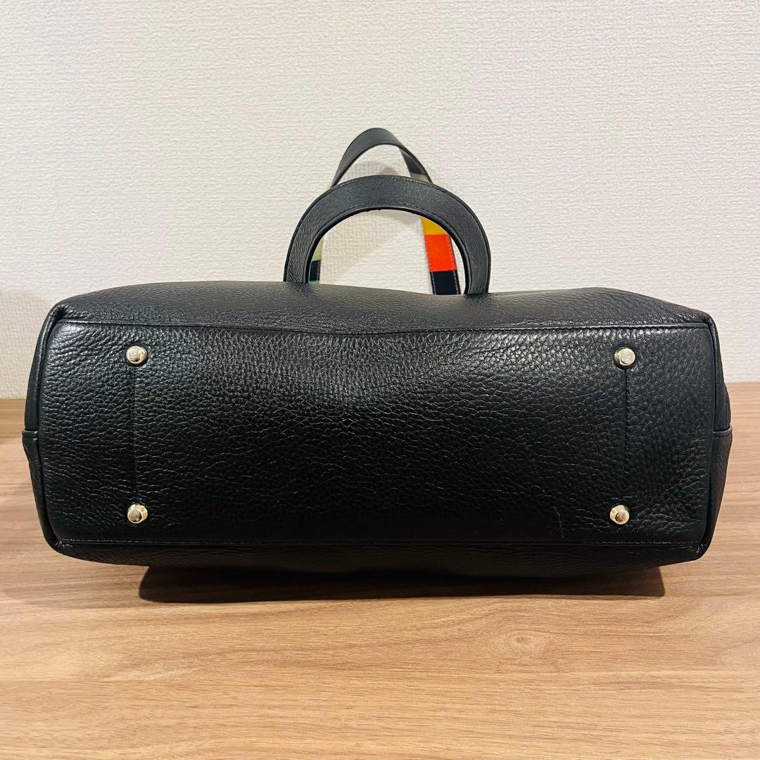 【美品】ポールスミス レザートートバッグ シボ革