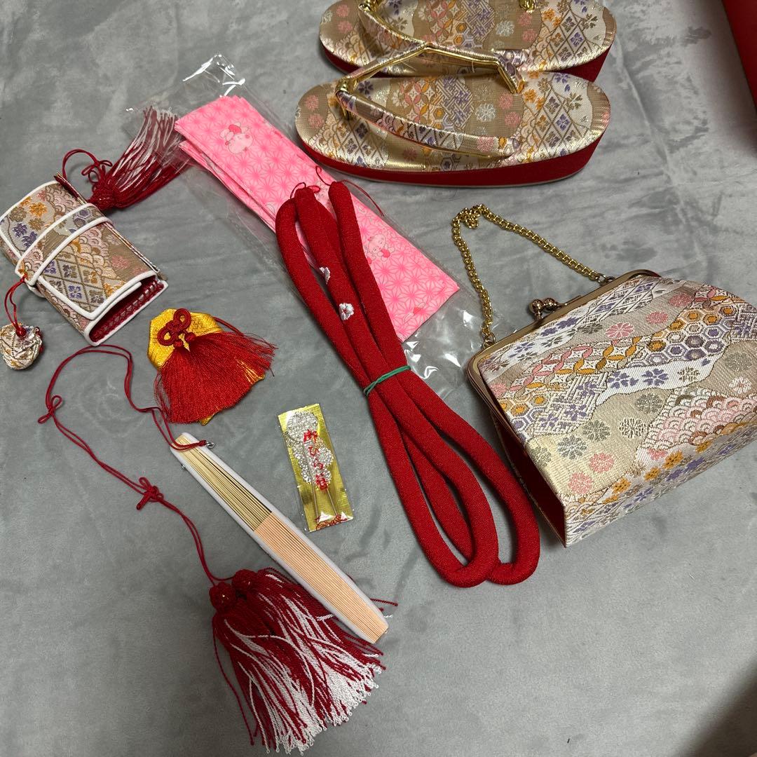 七五三 7歳　着物フルセット 花柄