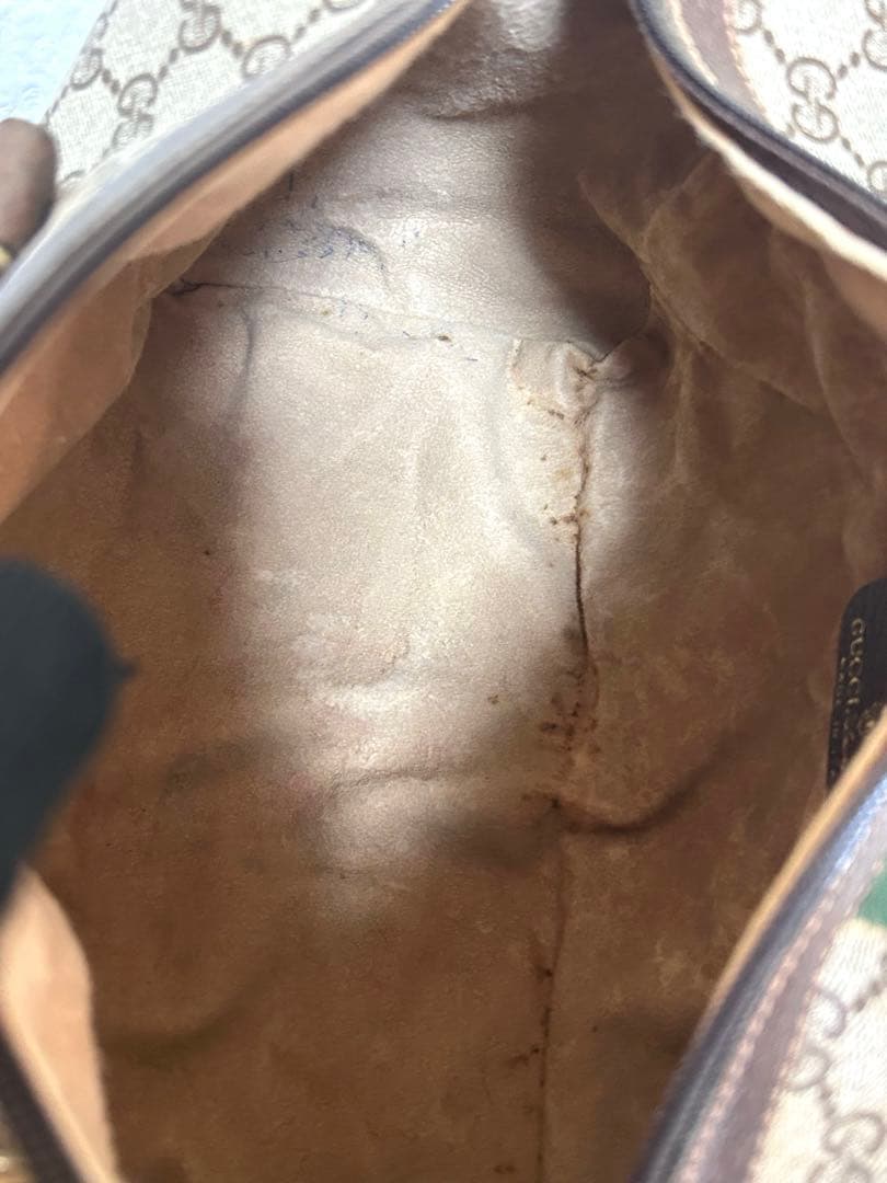 GUCCIオールドグッチ　シェリーライン　ミニボストン　ハンドバッグ