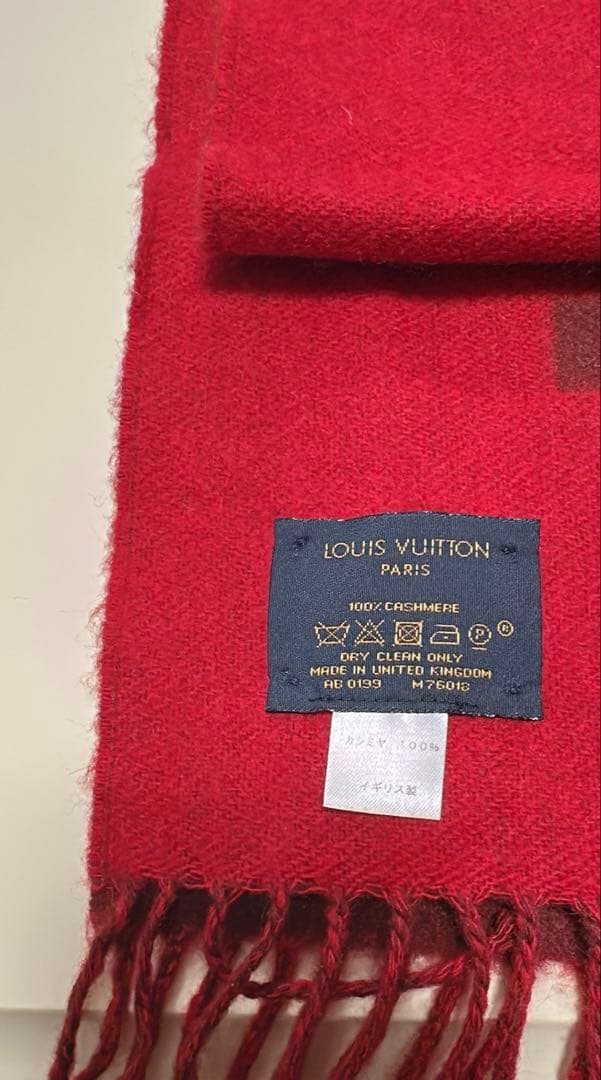 K*様 LOUIS VUITTON 100%カシミア　ストール　ショール　マフラ