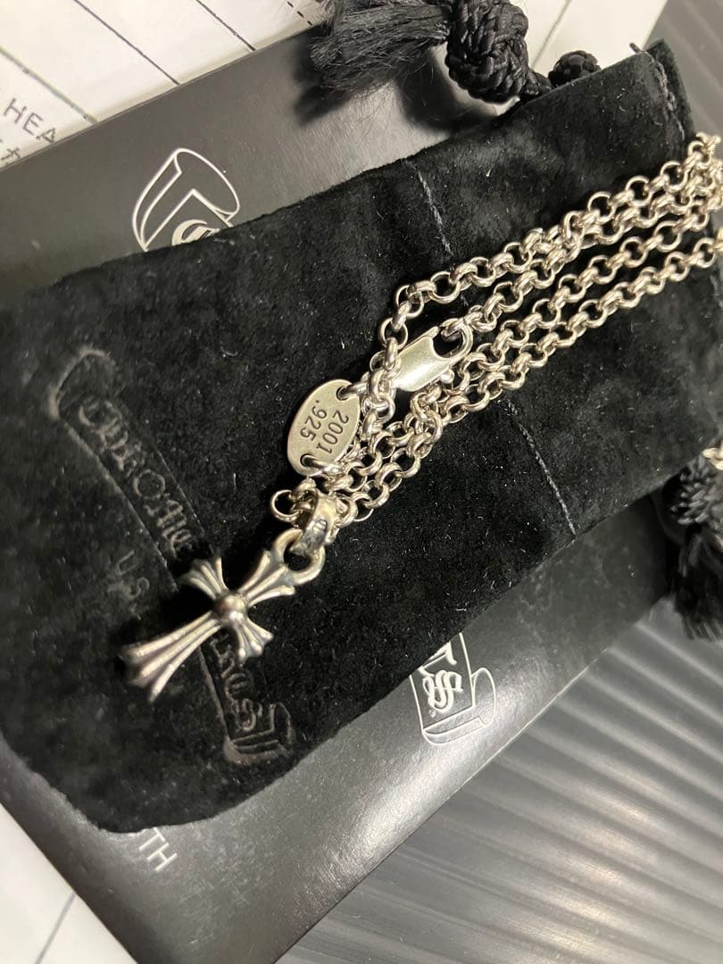 け*け様 クロムハーツ　ベビーファットクロス&ロールチェーン