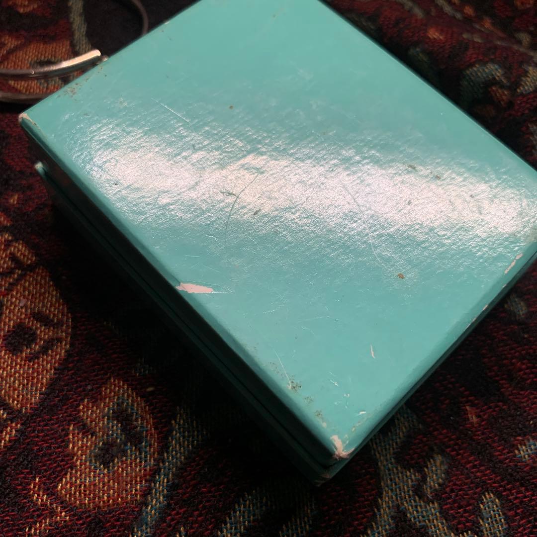 ティファニー　オープン　スクエア　バングル　美品　シルバー　925