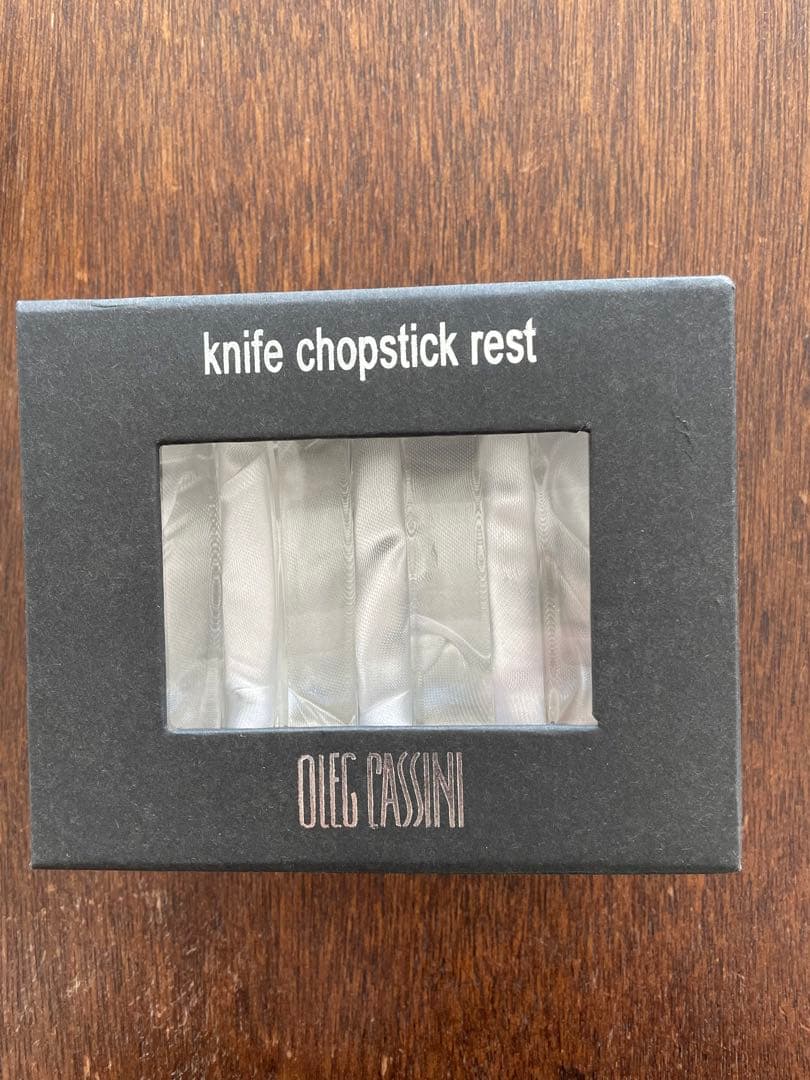 クリスタル　カトラリーレスト　オレグ・カッシーニ