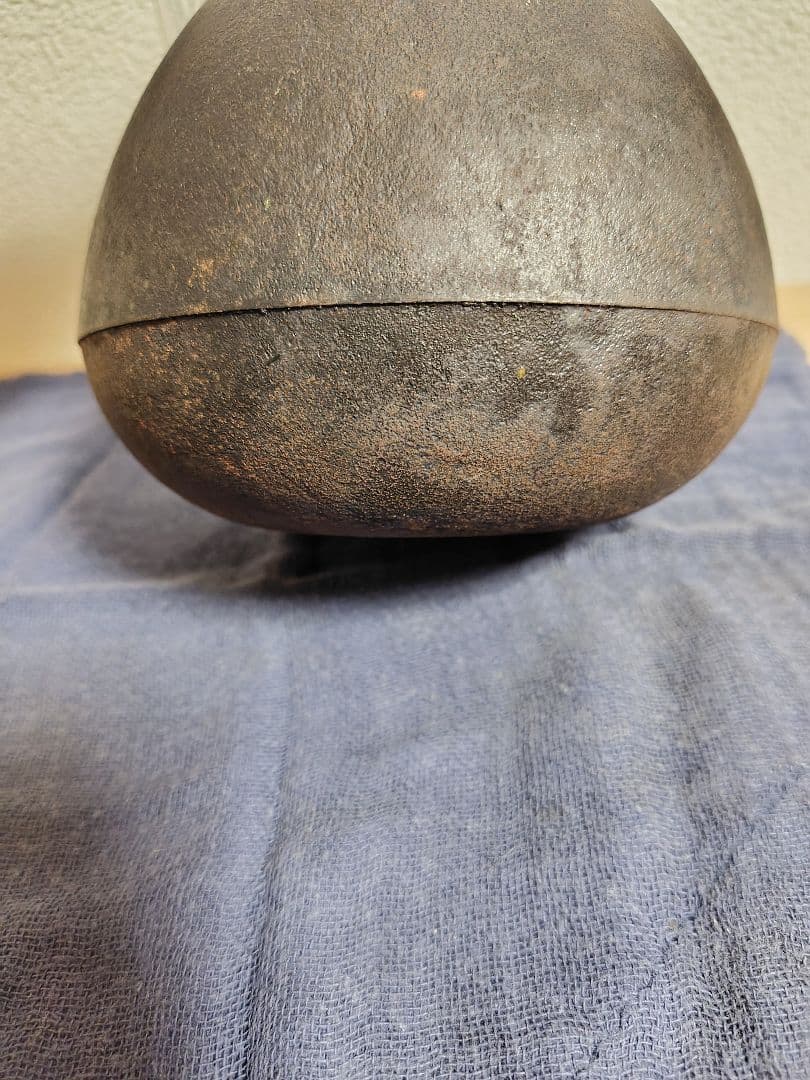 南部鉄器　鉄瓶　秋の実肌