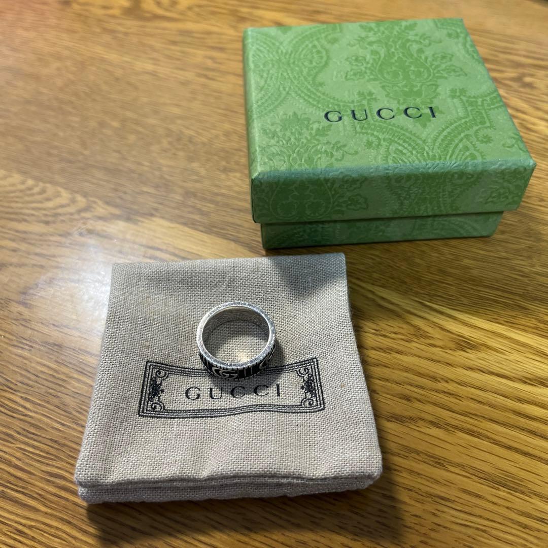 GUCCI グッチ リング　GG ロゴ　18号