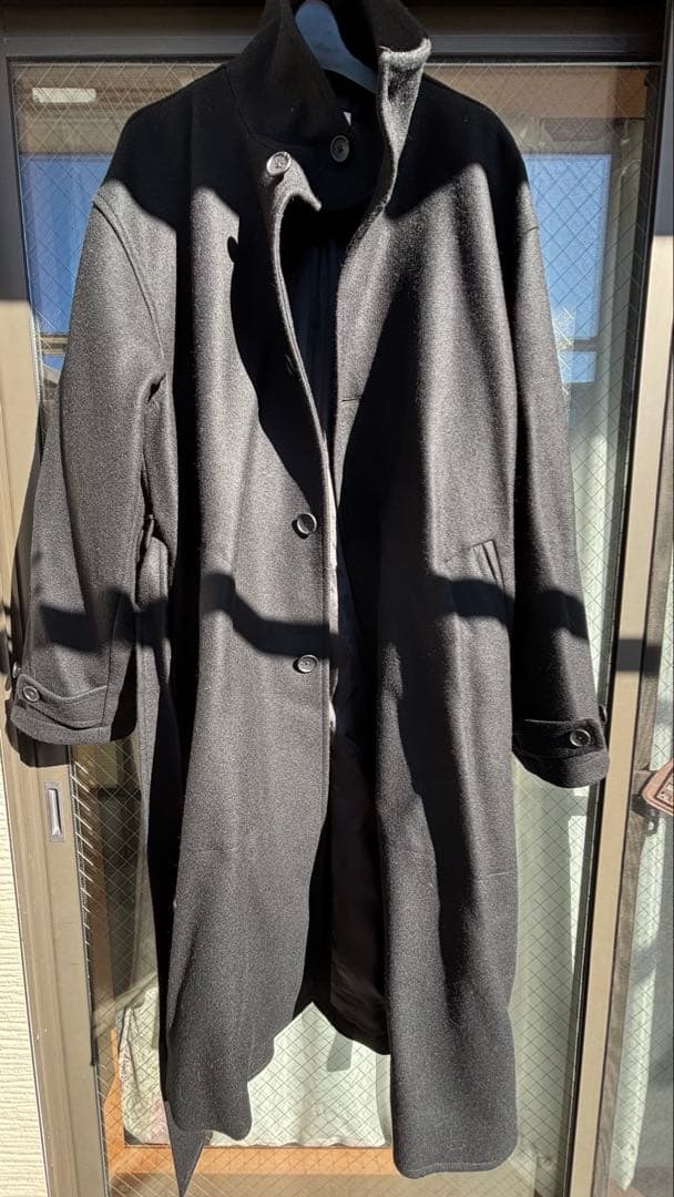 PUBLIC TOKYO Super140sメルトンスタンドコート サイズ2