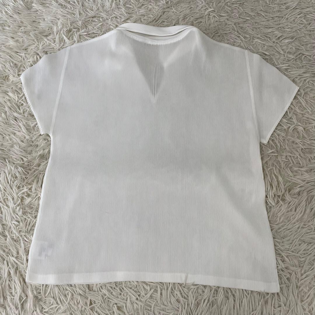 PLEATS PLEASE プリーツプリーズ スキッパーシャツ 半袖