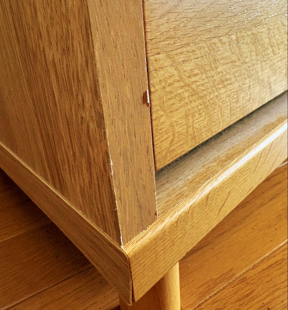 日本製 OCTA オクタ ローチェスト 幅約75センチ 北欧調