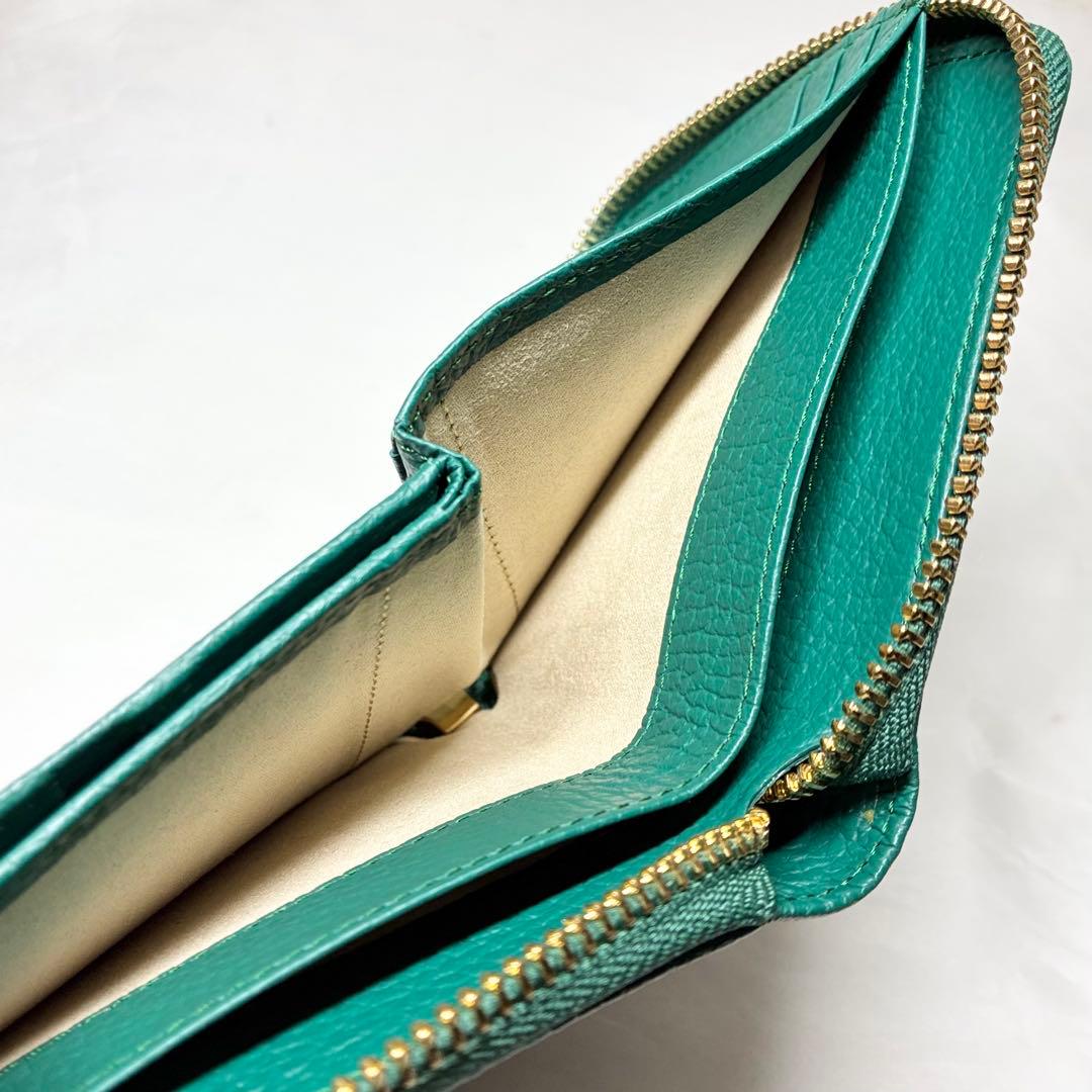 【極美品】　ハースケジュール　チェレット　二つ折りウォレット　財布　コンパクト