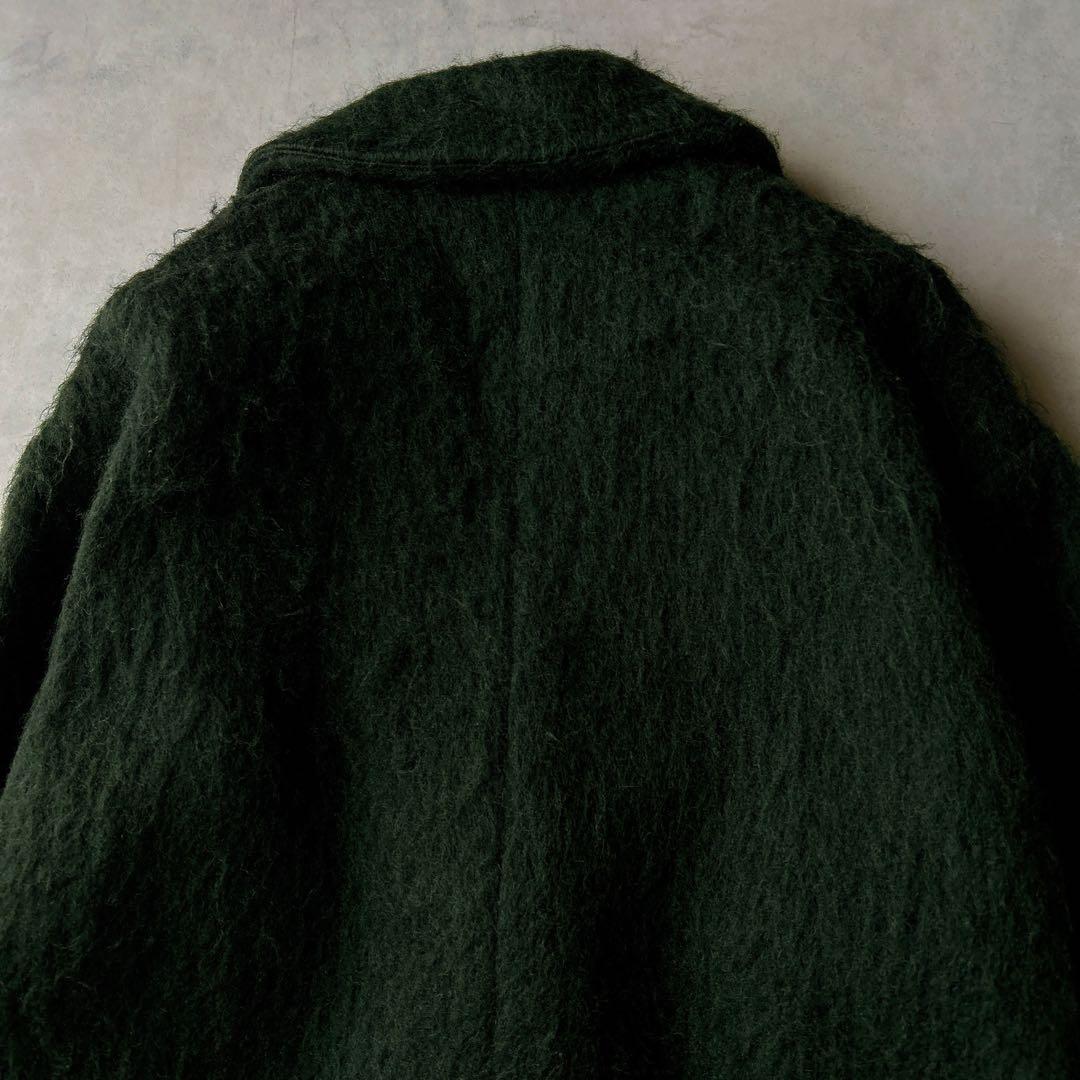 定価5.2万☆クラネ CLANE シャギー モヘヤ　ロングコート　グリーン