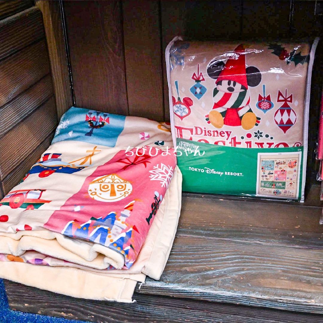 ディズニーリゾート♥クリスマス ミッキーマウス♡リルリンリン 毛布 ブランケット