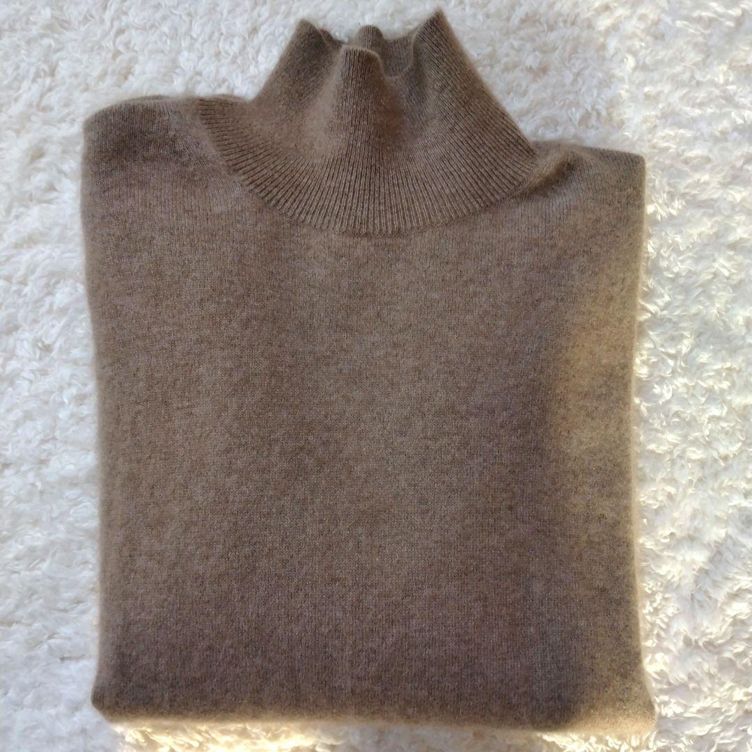 オーラリー BABY CASHMERE KNIT TURTLE サイズ1