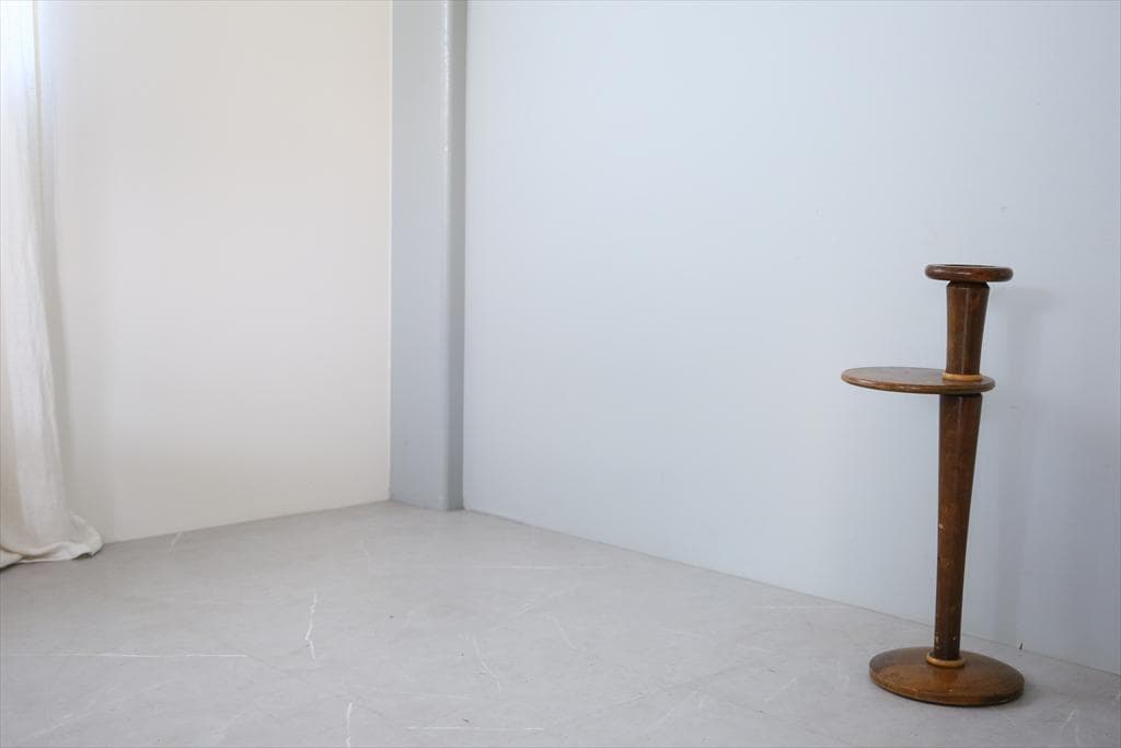 英国アンティーク木製スモーカーズスタンド/灰皿アシュトレイ/タバコ(90-28)