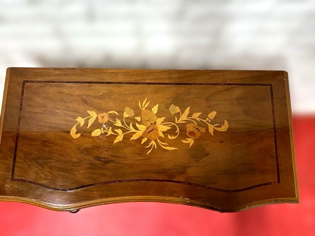 象嵌　チェスト　3段　猫脚