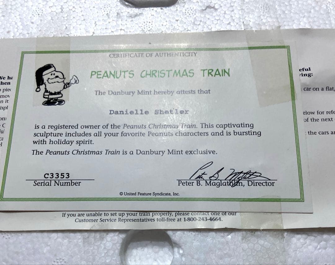 ダンバリーミント　スヌーピー クリスマス フィギュア