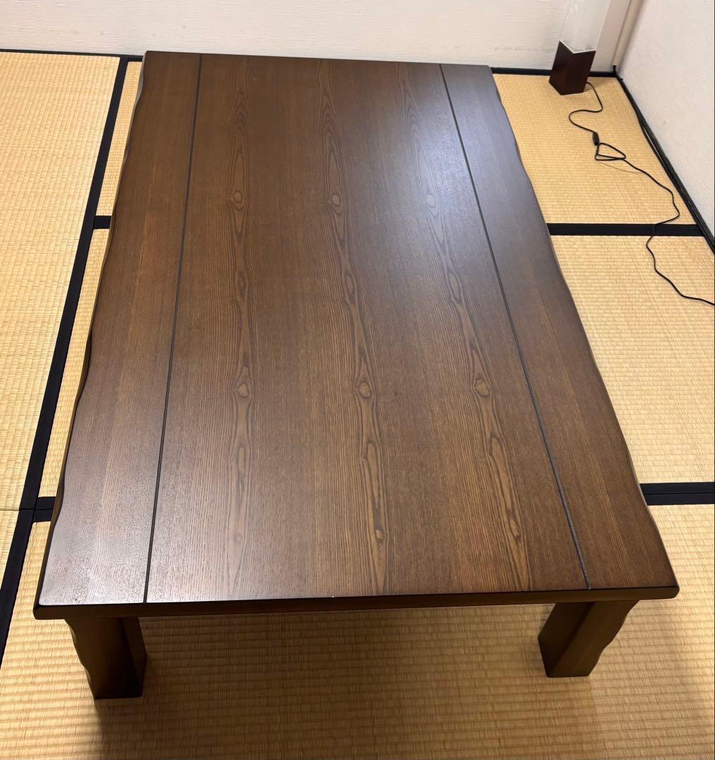 ダークブラウン 長方形 こたつ 約150cm x 90cm