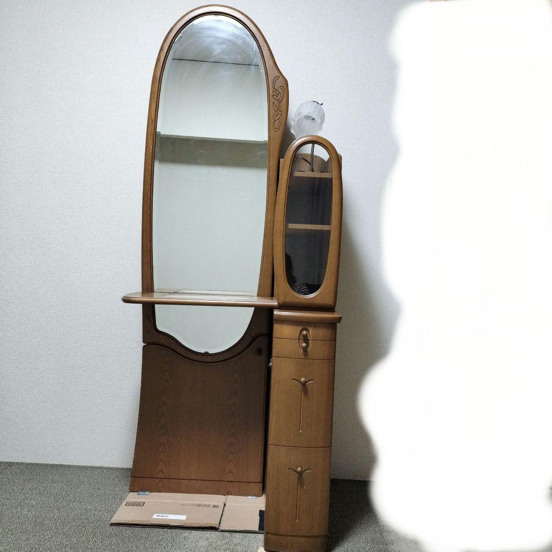 高級　アンティーク　大塚家具　ドレッサー 大容量！