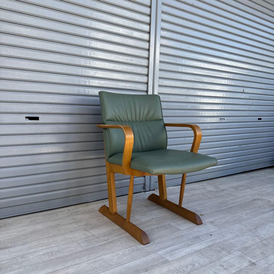 飛騨産業　アームチェア　ダイニングチェア　円空　佐々木敏光 デザイナー