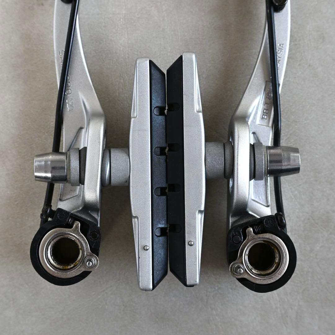 【極美品】Shimano Deore XT Vブレーキ 左右セット シルバー
