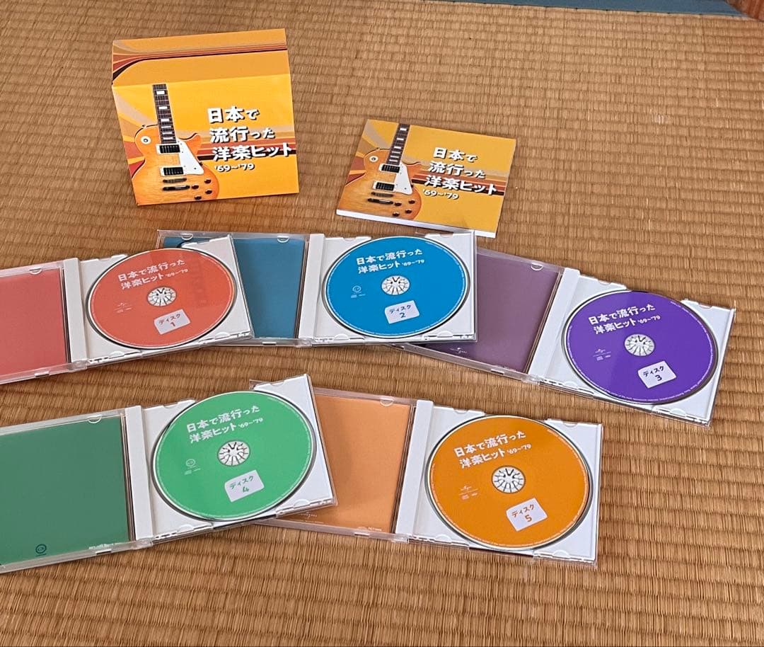日本で流行った洋楽ヒット'69～'79 CD5枚組全100曲 歌詞ブックレット付