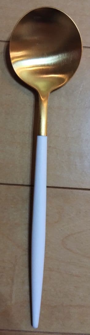 クチポール　ホワイト×ゴールドカトラリー各種セット 5点