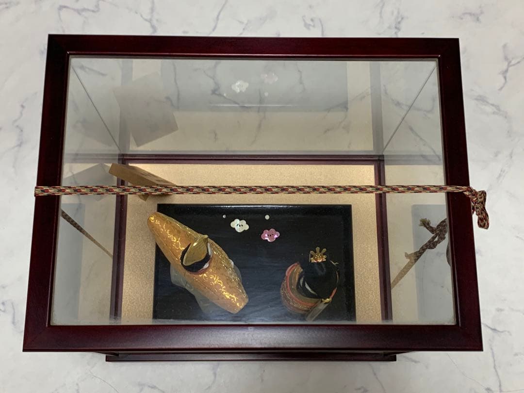 ★最終値下げ★吉徳監製　雛人形　立雛　西軍織本金箔押　正絹　春光雛